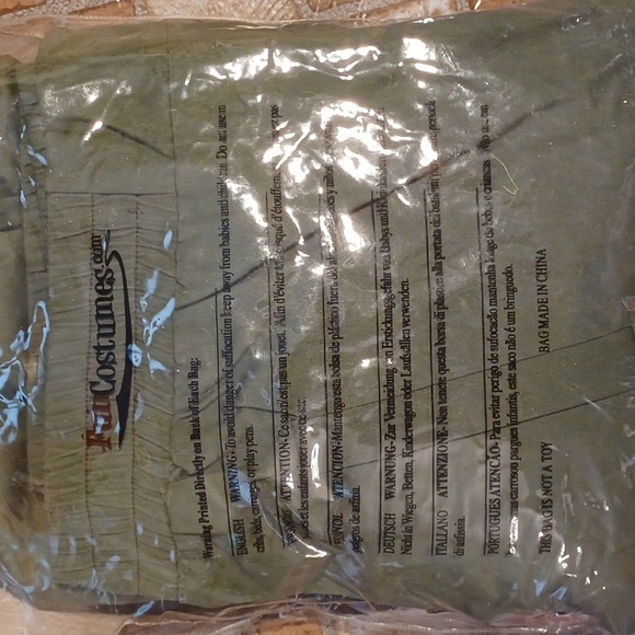 Goodies Mouth Costume wig, jacket. T shirt comb adult size large - Picture 3 of 5